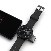 billiga Trådlösa laddare-2 i 1 trådlös laddare för samsung galaxy watch 5 pro 4 3 aktiv 2 1 klassisk snabbladdningskabel dockningsstation usb typ c bärbar laddare