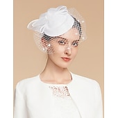 economico Fascinator-Piume  Fascinatori in rete  Cappelli  Copricapo con piuma  Cappello  Fiore 1 PC Matrimonio  Corsa di cavalli  Giorno delle donne Copricapo Abito da impressionare Abito da gara 2025