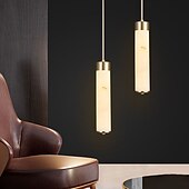 economico Luci Isola cucina-illuminazione a sospensione per isola cucina, luci a sospensione in marmo moderno e minimalista in metallo rame luce a sospensione corda parti della lampada decorazione della lampada per camera da