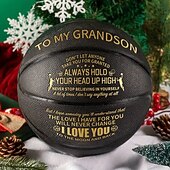 economico Sport e divertimento all&#039;aria aperta-un pallone da basket speciale per mostrare a tuo nipote quanto lo ami: regalo perfetto di dimensioni standard internazionali per il Super Bowl