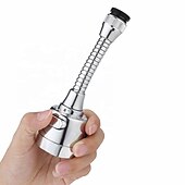 economico Accessori per rubinetti-Spruzzatore per estensione del rubinetto del lavello della cucina a 2 modalità, aeratore estensore antispruzzo con rotazione turbo a 360 gradi con tubo flessibile