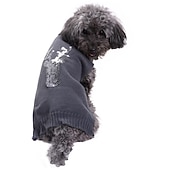 preiswerte Pullover-Hund Katze Pullover Jumper Party Lässig Winter Atmungsaktiv Weich Waschbar Bequem Weihnachten Outdoor Alltagstauglich Hundebekleidung for Bichon Frise Zwergspitz Baby Haustier Papillon Klein
