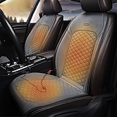 economico Coprisedili per auto-I cuscini del seggiolino auto riscaldati elettricamente da 12 V per i cuscinetti riscaldanti invernali mantengono calde le coperture