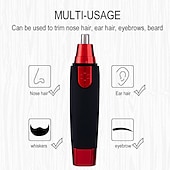 voordelige Persoonlijke bescherming-elektrische neushaartrimmer implementeren scheerapparaat clipper mannen vrouwen oor nek wenkbrauw trimmer scheerapparaat man schoon trimeer scheermes remover kit