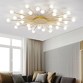 billige Taklamper-moderne semi-innfelte taklamper 18 hode 24 hode 36 hode taklamper glass globe g4 base led lysekrone egnet for kjøkken stue spisestue soverom korridor ac110 ac220v