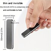 cheap Phone Holder-Cell Phone Holder Metal Slim Foldable Holder Mini Portable Desktop Cell Phone Holder Cell Phone Holder Aluminum Alloy Multi-Angle Adjustable Sticky Cell Phone Holder