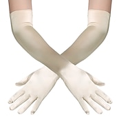 preiswerte Zubehör und mehr-Retro Vintage 1950er 1920er Lange Handschuhe Der große Gatsby Damen Hochzeit Hochzeitsgast Party / Abend Erwachsene Handschuhe