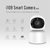 cheap Indoor IP Network Cameras-Wireless Surveillance Camera 5G Wifi 1080P Tracking Audio Video Night Vision IP Camera Indoor Security Protection Monitor Wifi Camera