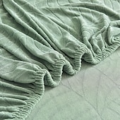 baratos Capa de Sofá-capa de almofada de assento de sofá elástico, capa de sofá mágica bordô sofá poltrona loveseat 4 ou 3 lugares cinza preto vermelho macio durável lavável