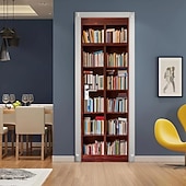 economico Coperture per porte-Scaffali per libri vintage, coperture per porte, arazzi per porte, decorazioni per tende per porte, fondali per porte, banner per porte d&#039;ingresso, forniture per decorazioni per feste in fattoria