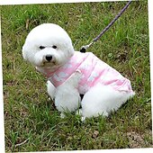 preiswerte Mäntel-Hund Katze Mäntel Jacke Süßer Stil Lässig Winter Warm Atmungsaktiv Weich Waschbar Bequem Outdoor Alltagstauglich Hundebekleidung for Bichon Frise Zwergspitz Baby Haustier Papillon Klein
