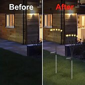 levne Pozemní světla-6/8/10 světla solární zahradní lampa zahradní lampa, led větrem poháněná světluška zemní lampa, zahradní dekorace festivalová lampa