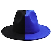 olcso photobooth kellékek-széles karimájú fedora napkalap divat jazz sapka panama sapka férfiaknak női ünnepnapi szuper lábtál vasárnapi buli