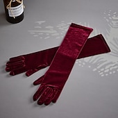 preiswerte Zubehör und mehr-Elegant Retro Vintage 1950er Lange Handschuhe Der große Gatsby Hochzeitsgast Damen Neujahr Hochzeit Hochzeitsgast Party / Abend Erwachsene Handschuhe