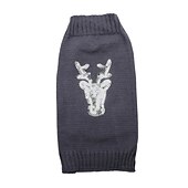 preiswerte Pullover-Hund Katze Pullover Jumper Party Lässig Winter Atmungsaktiv Weich Waschbar Bequem Weihnachten Outdoor Alltagstauglich Hundebekleidung for Bichon Frise Zwergspitz Baby Haustier Papillon Klein