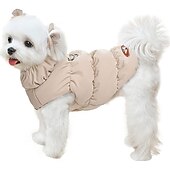 abordables Manteaux-Chien Chat Manteau Veste Gilet Mode Fête Hiver Chaud Respirant Doux Lavable Confortable Noël Halloween Extérieur Décontracté Quotidien Vêtements pour Chiens for Bichon Frisé Spitz Nain Bébé Animal