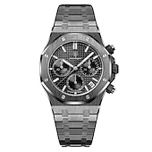 economico Orologi al quarzo-Orologio al Quarzo da Uomo POEDAGAR Orologio da Sport Moda Casual Luminosa Calendario Cronografo Impermeabile Orologio in Acciaio