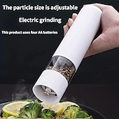 levne Pomůcky na ovoce a zeleninu-mlýnek na pepř, domácí mořská sůl, elektrický mlýnek na koření, automatický drtič mořské soli, opakovaně použitelná skleněná lahvička na koření, kuchyňské pomůcky, kuchyňské potřeby