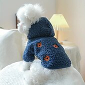 ieftine paltoane-Câini Pisici Haine Σακάκι Modă Petrecere Iarnă Cald Respirabil Απαλό Lavabil Comfortabil Crăciun Halloween În aer liber Casul / Zilnic Îmbrăcăminte pentru câini for Bichon Frise Pomeran un Animalut