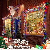 cheap Plug String Lights-LED Fairy Lights Plug in, Waterproof String Lights Outdoor &amp; Indoor With 8 Modes, Xmas Tree Lights Plug In for Holiday Party Wedding Decoration