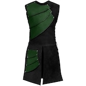 abordables Medieval-Retro Antiguo Punk y gótico Medieval Armas y Armaduras Accesorios Vikingo caballero celta Ranger Valhalla Hombre Tiro al arco Víspera de Todos los Santos Mascarada Carnaval Rendimiento Adulto Cima