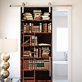 economico Coperture per porte-Scaffali per libri vintage, coperture per porte, arazzi per porte, decorazioni per tende per porte, fondali per porte, banner per porte d&#039;ingresso, forniture per decorazioni per feste in fattoria