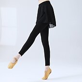 お買い得  練習用の服-アクティブウェア パンツ ピュアカラー スプライシング 女性用 性能 訓練 ハイウエスト ポリエステル