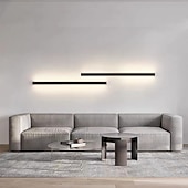 cheap Indoor Wall Lights-Ultrathin Up and Down LED Wall Lights Single Installation of Two Black LED Wall Lamps Modern Wall Lamp Lndoor Wall Lamp Wall Decoration AC110V AC220