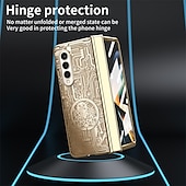 cheap Samsung Cases-Phone Case For Samsung Galaxy Z Fold 5 Z Fold 4 Z Fold 3 Z Fold 2 Shockproof ABS PC