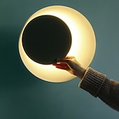 cheap Indoor Wall Lights-LED Wall Sconces 300° Rotatable Warm White Circle Design Indoor Wall Light Fixtures for Bedroom Bathroom Hallway Doorway Stairway 110-240V