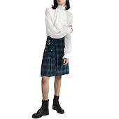  Punk Gothic Scottish Utility Kilts Medieval Carnival Men's Costume Vintage Cosplay Party Evening Skirts Masquerade