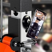 billiga Hållare till bilen-dubbelsidig stark magnetisk telefonhållare stativ magnet 720° rotation mobiltelefonfäste för bilgym fäst på metallyta