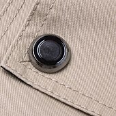 economico Giubbotti Cargo-Per uomo Giacca invernale Giacca bomber Giacca in pile Esterno Da tutti i giorni Caldo Tasche Autunno Inverno Liscio Di tendenza Streetwear Colletto alla coreana Standard Nero Vino Cachi Verde