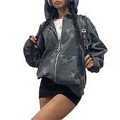 economico Grafica di personaggi di cartoni animati e film-Felpa Felpa con cappuccio con cerniera Pullover Modello Tasca frontale Per Per uomo Per donna Unisex Per adulto Stampa a caldo Strada Casual / quotidiano
