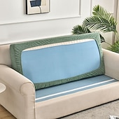 baratos Capa de Sofá-capa de almofada de assento de sofá elástico, capa de sofá mágica bordô sofá poltrona loveseat 4 ou 3 lugares cinza preto vermelho macio durável lavável