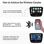 رخيصةأون محولات carplay-دونجل Carplay اللاسلكي لسيارات Carplay السلكية يتحول من سلكي إلى Carplay لاسلكي ويدعم قابس التحديثات عبر الإنترنت &amp; اللعب للسيارات منذ عام 2015 &amp; دائرة الرقابة الداخلية 10