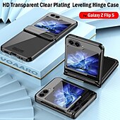お買い得  サムスン用ケース-Galaxy Z Flip 6 Z Flip 5 Z Flip 4 Z Flip 3 用のHD透明クリアプラーニング ファンダ サムスン Galaxy Z Flip 5 レベリングヒンジ ケース プロテクティブカバー