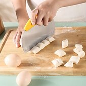 cheap Kitchen Cookware-Stainless Steel with Scale Flour Dough Cutter Cutting Knife Single-sided Cutting Baking Tool Cookie Cutter Cortador De Masa