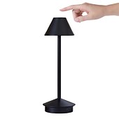 abordables Lampes de table-Lampe de table rechargeable led tactile veilleuse de bureau lampe de lecture sans fil pour restaurant hôtel bar chambre lampe de bureau