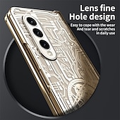 cheap Samsung Cases-Phone Case For Samsung Galaxy Z Fold 5 Z Fold 4 Z Fold 3 Z Fold 2 Shockproof ABS PC