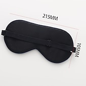 baratos Acessórios de cama-Máscara de olho de seda pura natural 100% real com alça ajustável para dormir, cobertura de sombra de sono de seda amoreira dupla face, bloqueia a luz e reduz os olhos inchados