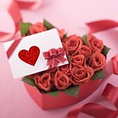 economico Decorazioni per matrimoni-500 pezzi/rotolo adesivi scintillanti a forma di cuore rosso amore scrapbooking adesivo adesivo per San Valentino confezione regalo di nozze decorazione sacchetto di compleanno festa della mamma festa