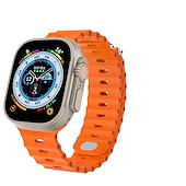 economico Cinturini per Apple Watch-Banda oceanica Compatibile con Cinturino dell&#039;Apple Watch 38mm 40mm 41mm 42mm 44mm 45mm 49mm Impermeabile Regolabili Donne Uomini Silicone Cinturino di ricambio per iwatch Series Ultra 8 7 6 5 4 3 2