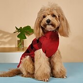 halpa Neulepuserot-Koirat Kissat Neulepaidat Jumpperi Muoti Juhla Talvi Hengittävä Pehmeä Pestävä Mukava Joulu Halloween Joulu ulko- Rento / arki Koiran vaatteet for Bichon Frise Pomeranian Pienelle lemmikille papillon