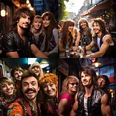 baratos Perucas Históricas-Peruca Mullet Peruca Engraçada Para Adultos Para Homens Peruca Pop Rock Joe Dirt Peruca dos Anos 70 80 Peruca Marrom Perucas de Halloween