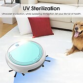 お買い得  掃除機-4 in 1 機能強力な吸引新しいスマート掃除ロボット自動掃除機家庭用オフィスの床のゴミのための uv 滅菌機能を備えた強力なダストキャッチャー &amp; 汚れの掃除