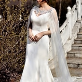 abordables Boléros de Mariage-Wraps de mariée Elégant Mariée Sans Manches Tulle Boléros de Mariage Avec Strass Pour Mariage Printemps été