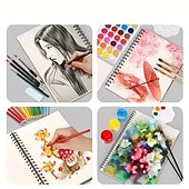 お買い得  アート＆絵画用品-スケッチブック 美大生スケッチ紙 30枚 厚手のルーズリーフスケッチブック