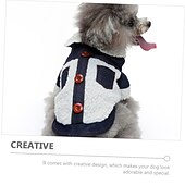 tanie Płaszcze-Psy Koty Płaszcz Kurtka Sport Codzienny Zima Ciepłe Oddychający Miękka Zmywalny Wygodny Na zewnątrz Codzienne Ubranka dla psów for Bichon frise Szpic miniaturowy szczeniaków i młodych kotów Motyl