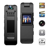 cheap Indoor IP Network Cameras-1080P Full HD Mini Camera Infrared Night Vision with LED Screen Small Bodycam Smart Security Sports DV Camcorder Car DV